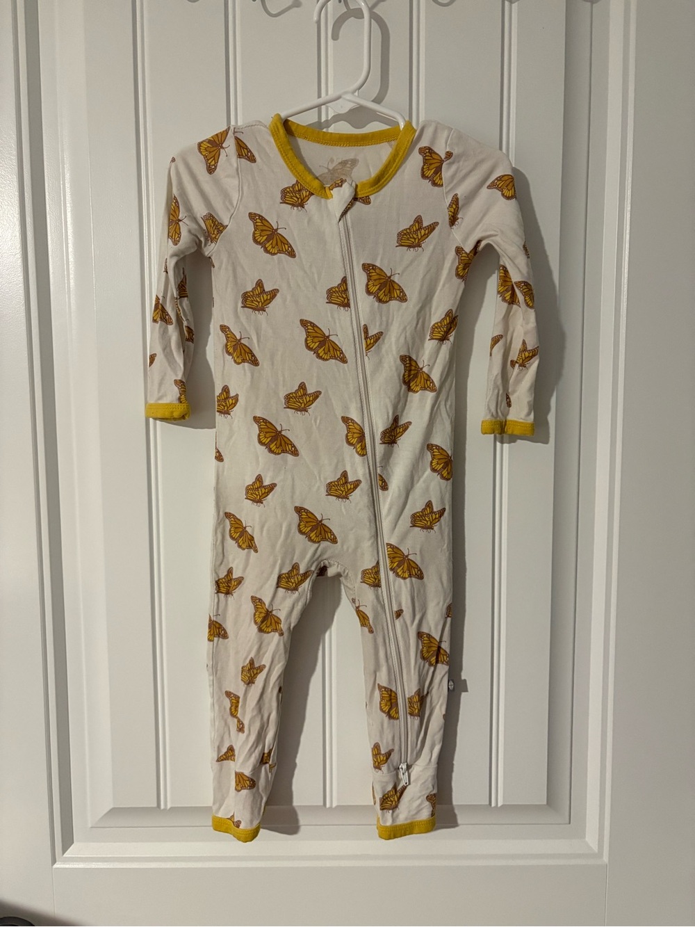Kyte Baby Zippered Romper in Monarch